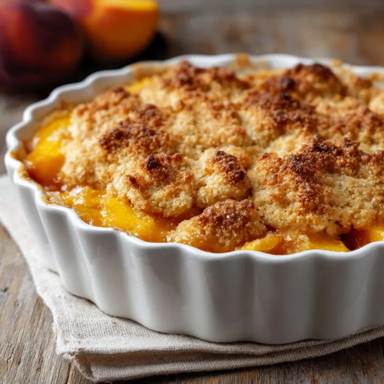 Gluten-Free Peach Cobbler Recipe