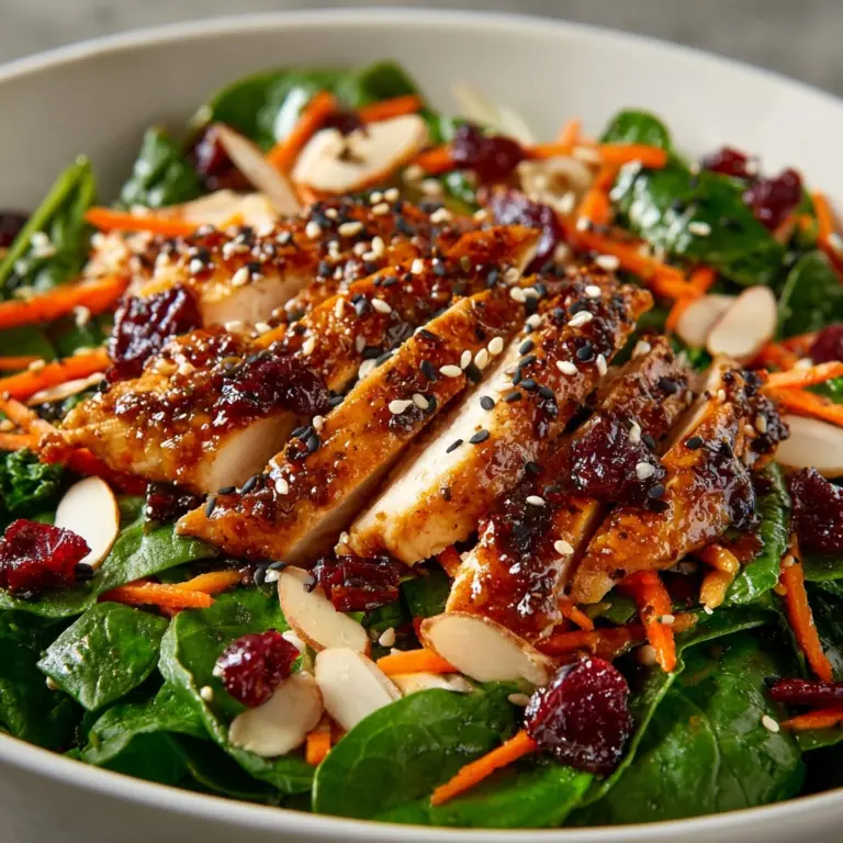 Asian Chicken Cranberry Salad Recipe