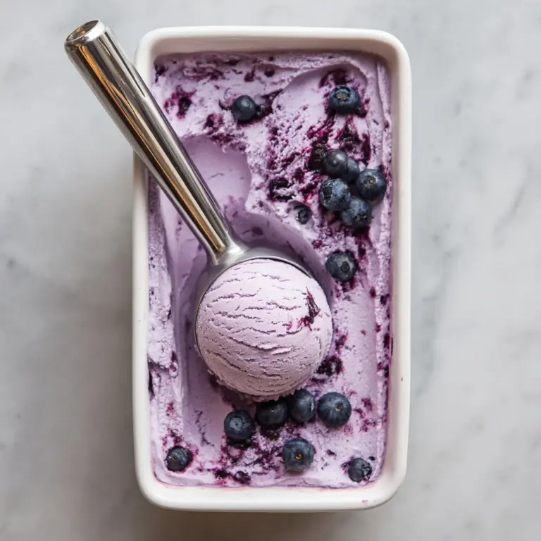 Blueberry Cheesecake Ice Cream Recipe