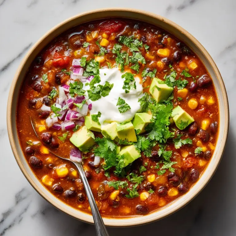 Easy Black Bean Soup Recipe