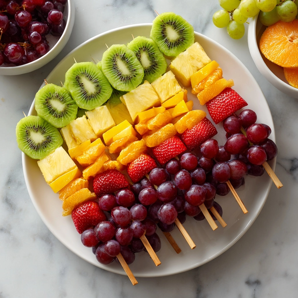 Rainbow Fruit Skewers Recipe