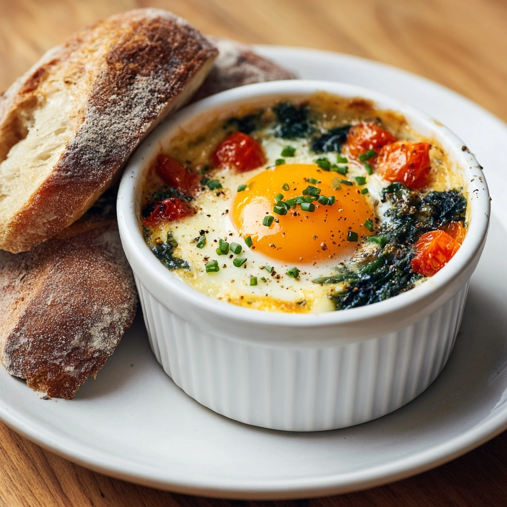 Baked Feta Eggs Recipe