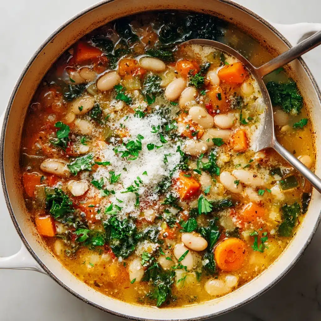 Creamy White Bean and Spinach Soup Recipe - Recipe Image
