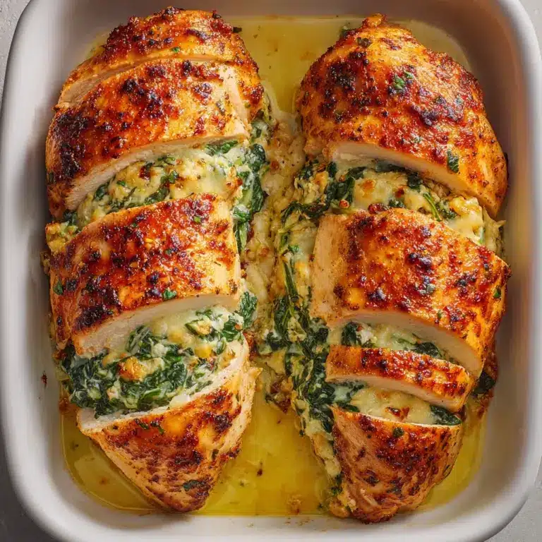 Spinach Stuffed Chicken Breasts Recipe