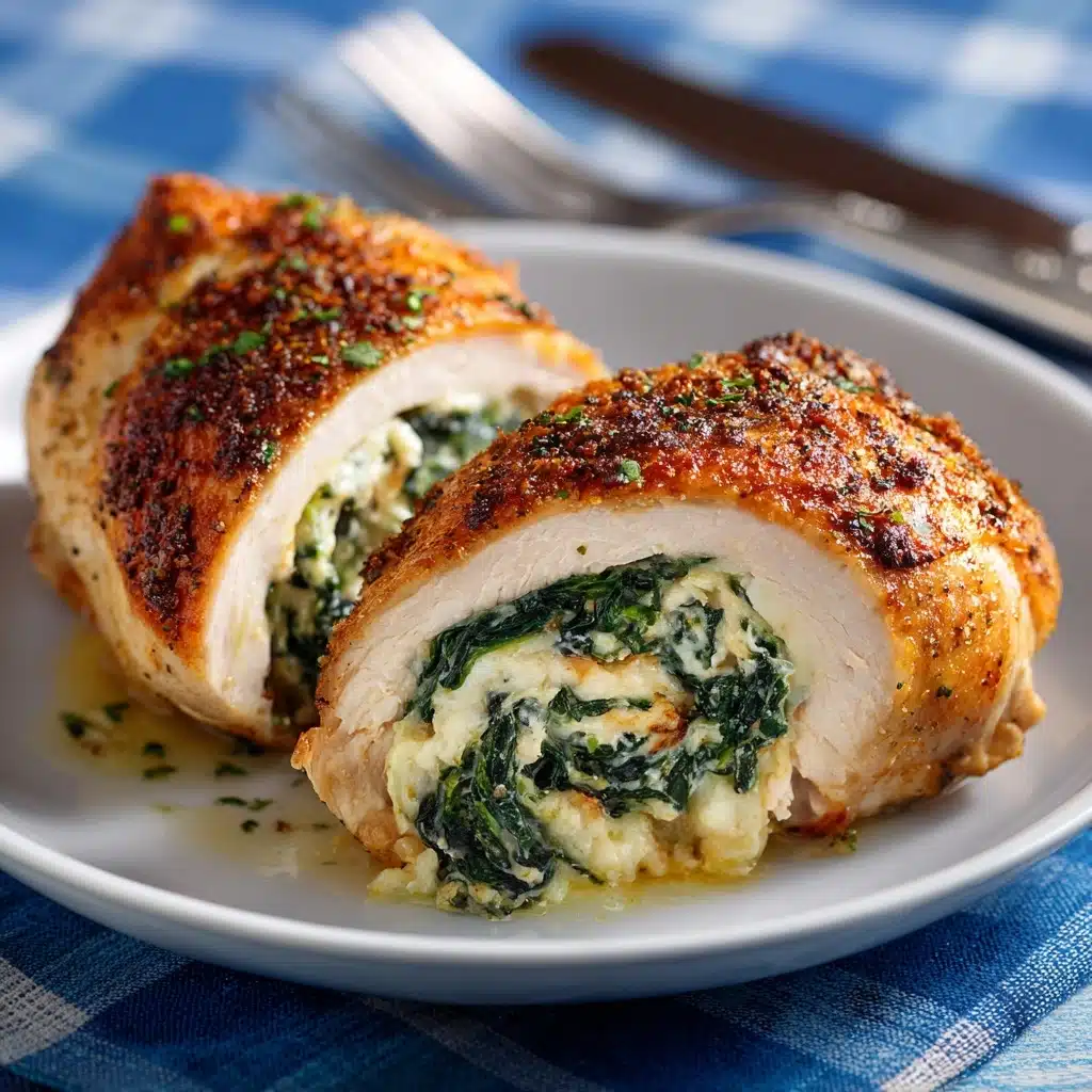Spinach Stuffed Chicken Breasts Recipe - Recipe Image