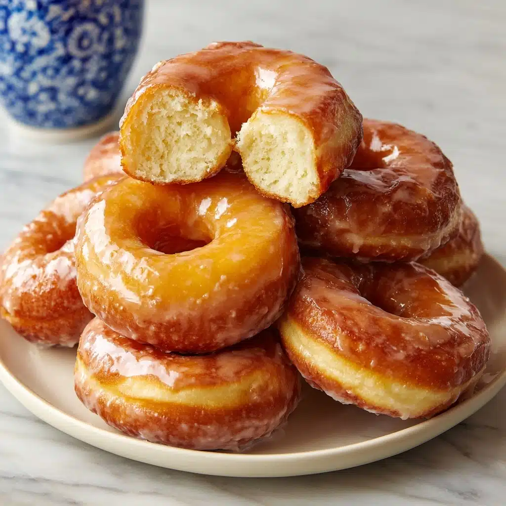 Classic Sour Cream Glazed Doughnuts Recipe