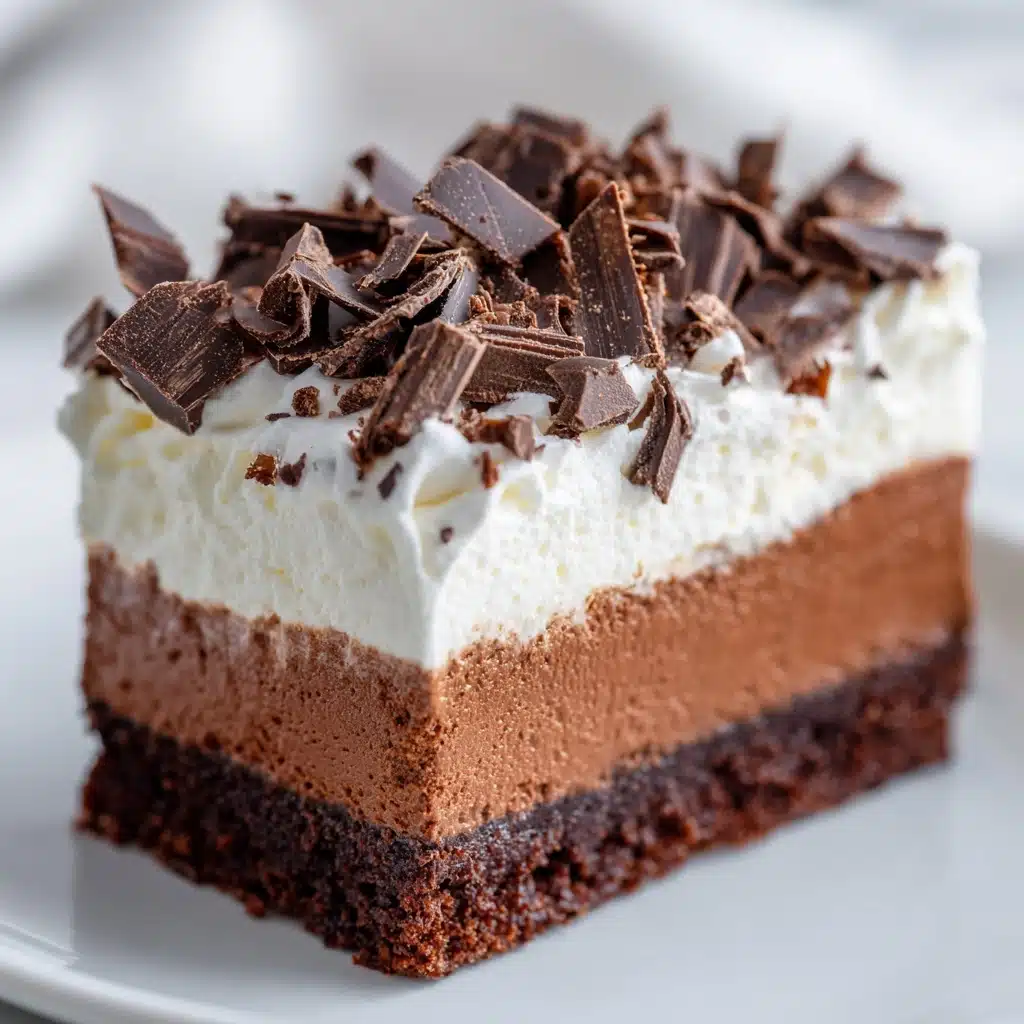 French Silk Brownie Delight Recipe - Recipe Image