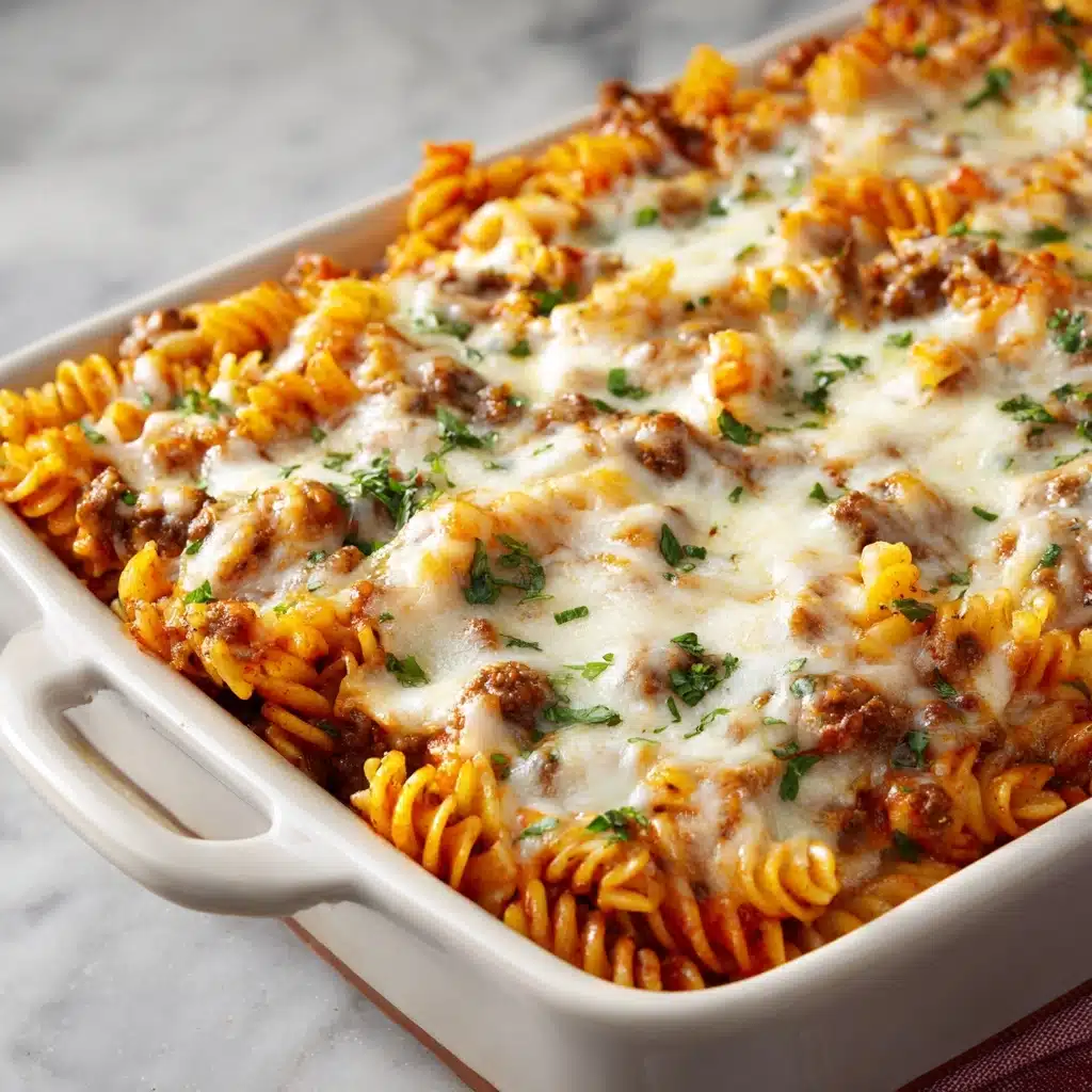 Cheesy Pepperoni Pasta Bake Recipe - Recipe Image