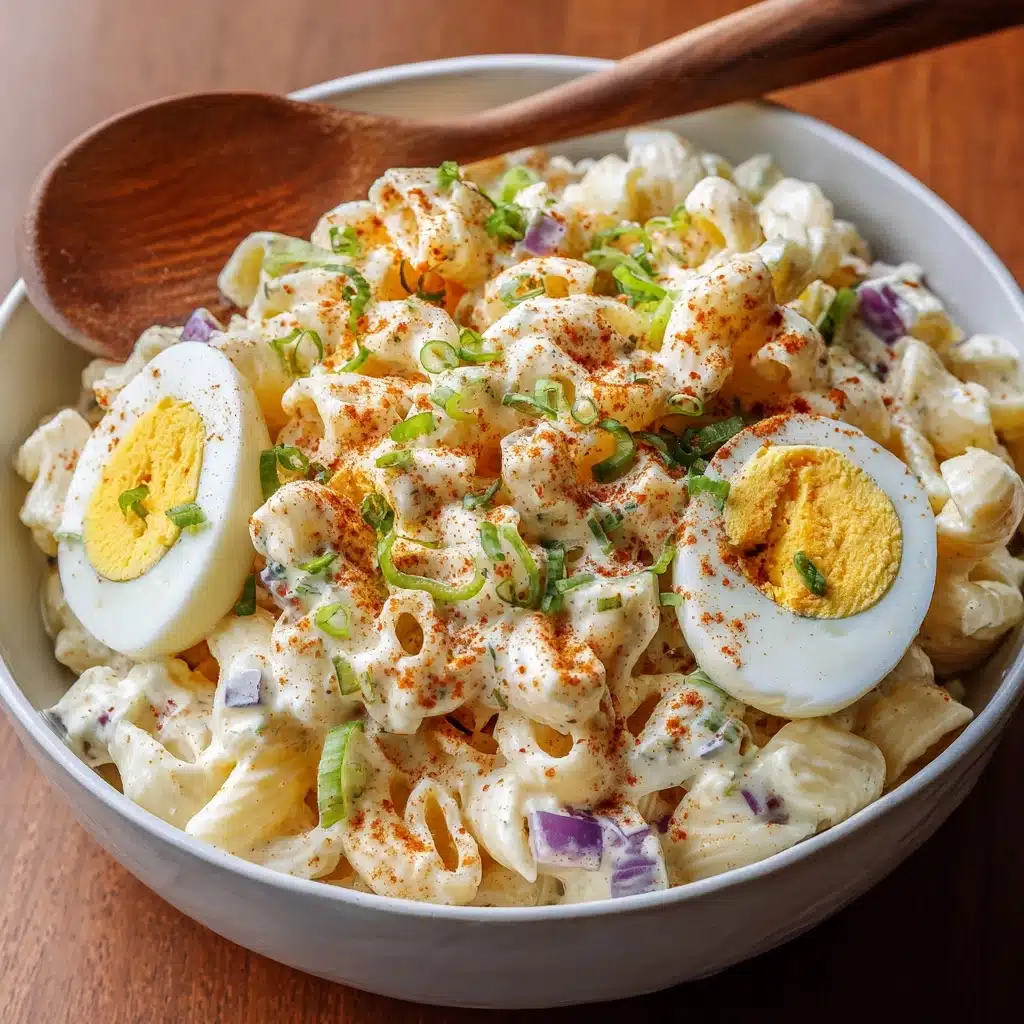 Deviled Egg Pasta Salad Supreme Recipe - Recipe Image