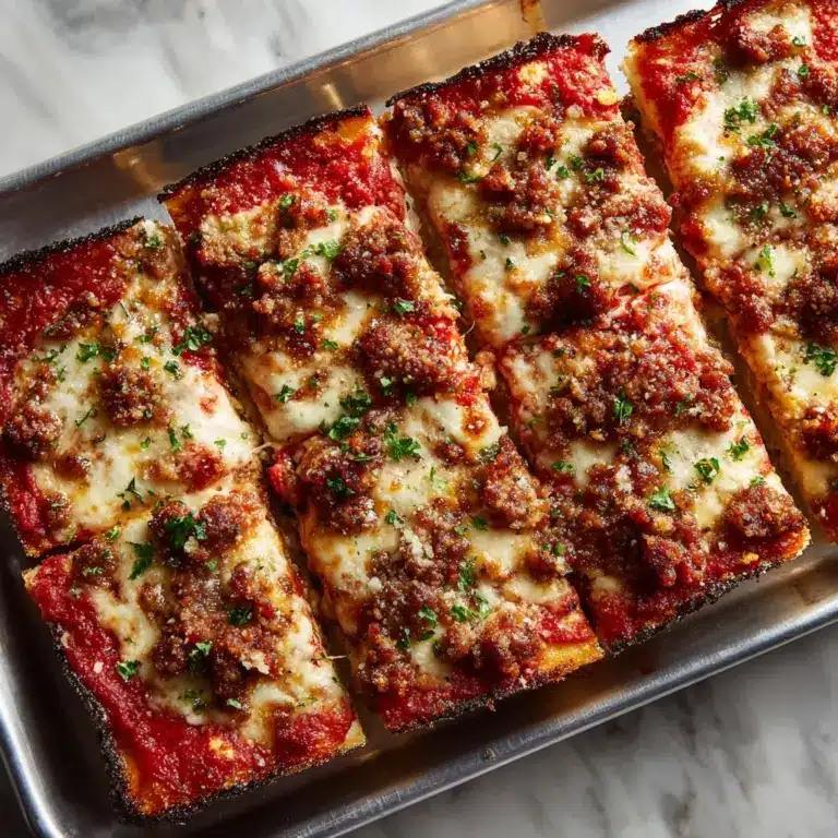 Old School Cafeteria-Style Pizza Recipe