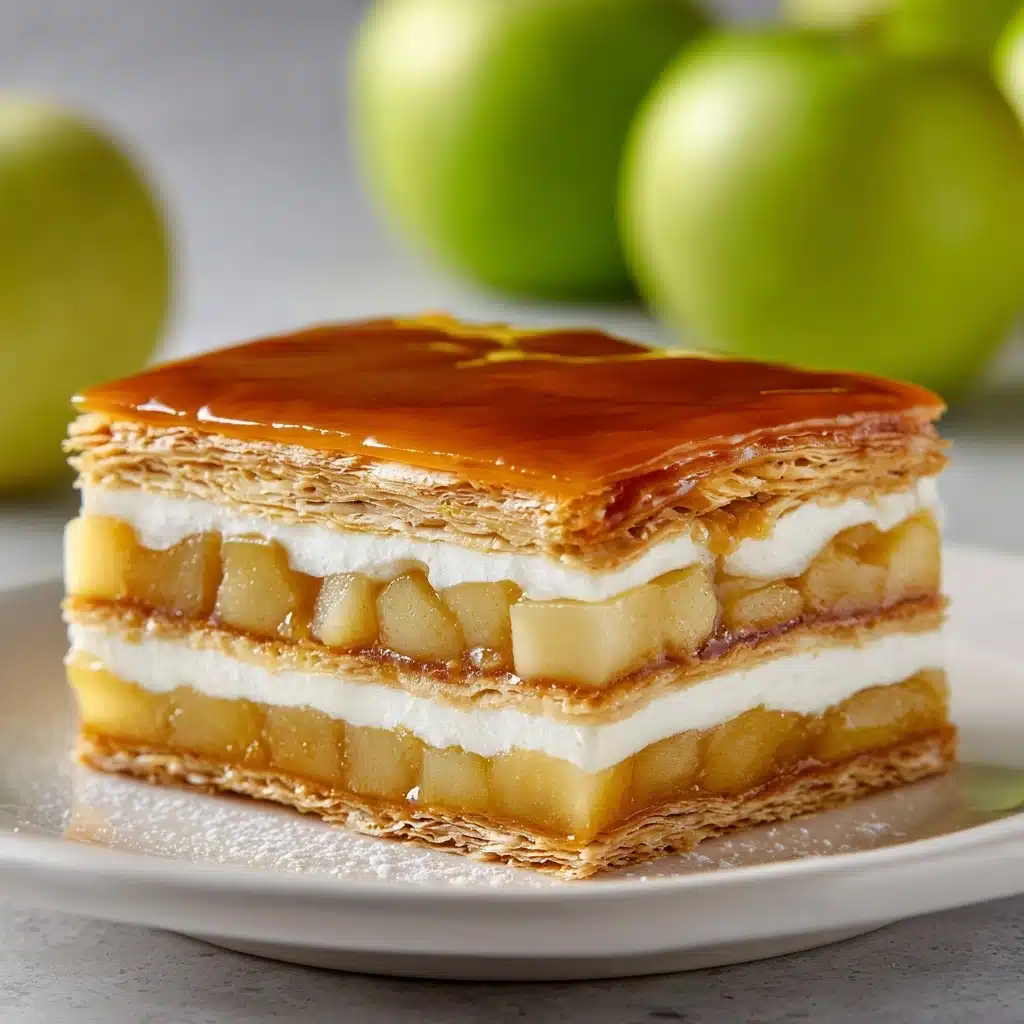 Caramel Apple Eclair Cake Recipe - Recipe Image