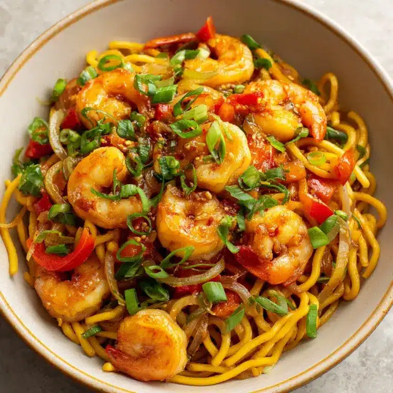 Instant Pot Shrimp Lo Mein Recipe