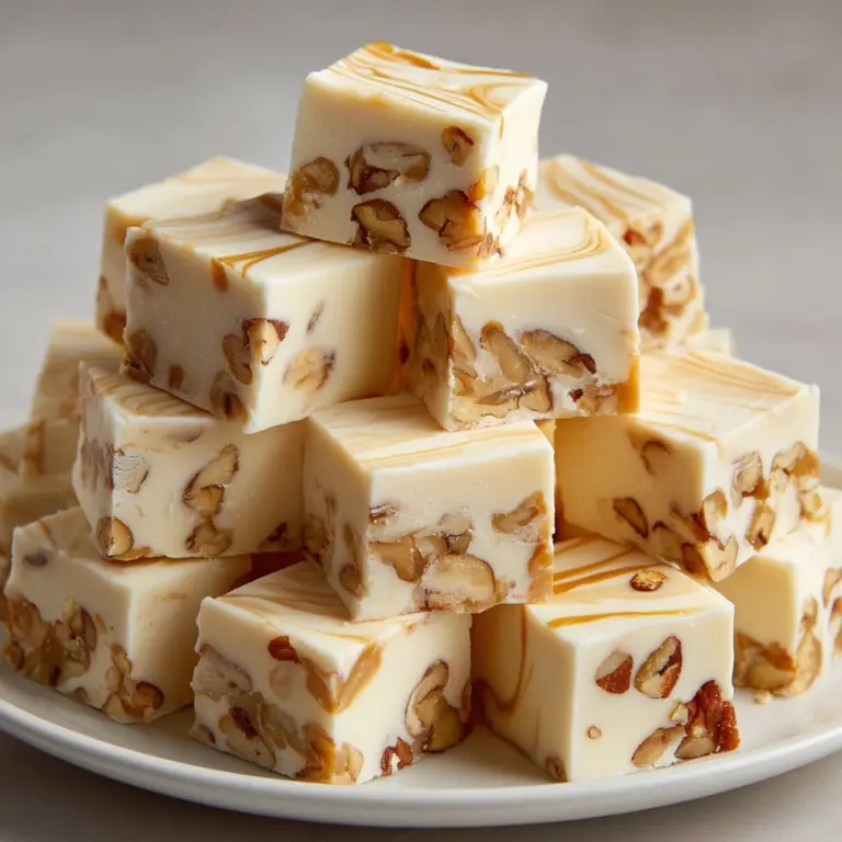 Caramel Pecan White Chocolate Fudge Recipe