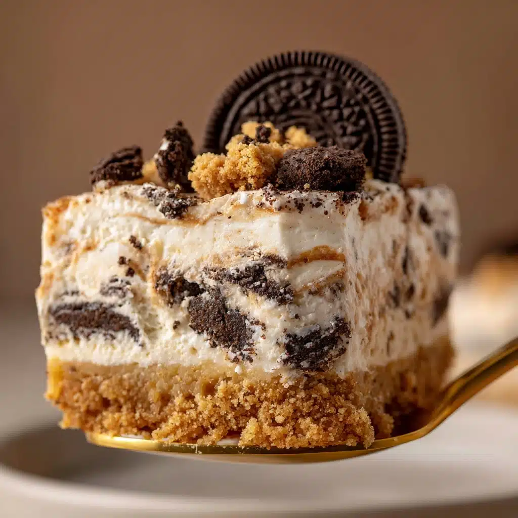 Cookie Monster No Bake Cookie Cheesecake Recipe - Recipe Image
