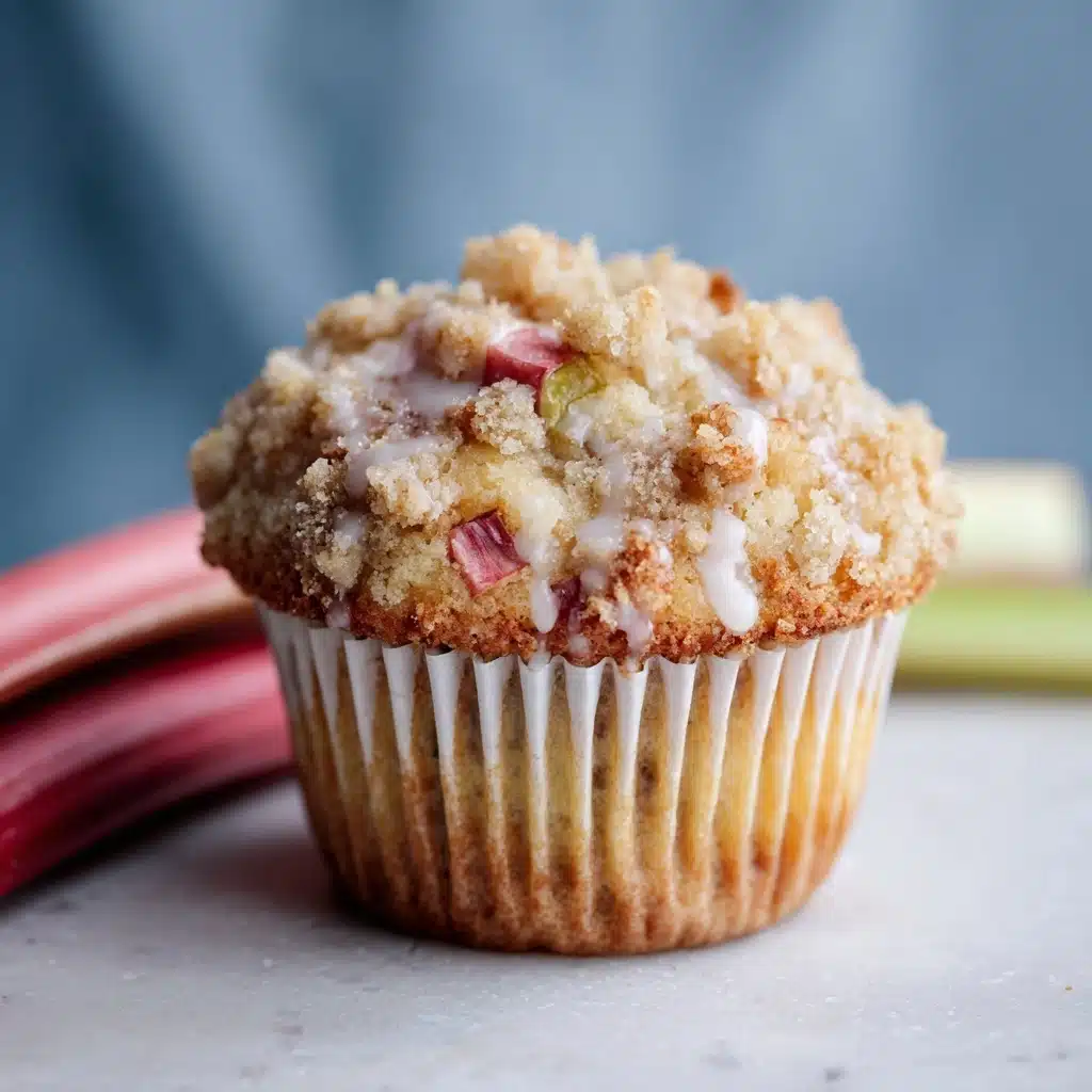 Rhubarb Streusel Muffins Recipe - Recipe Image