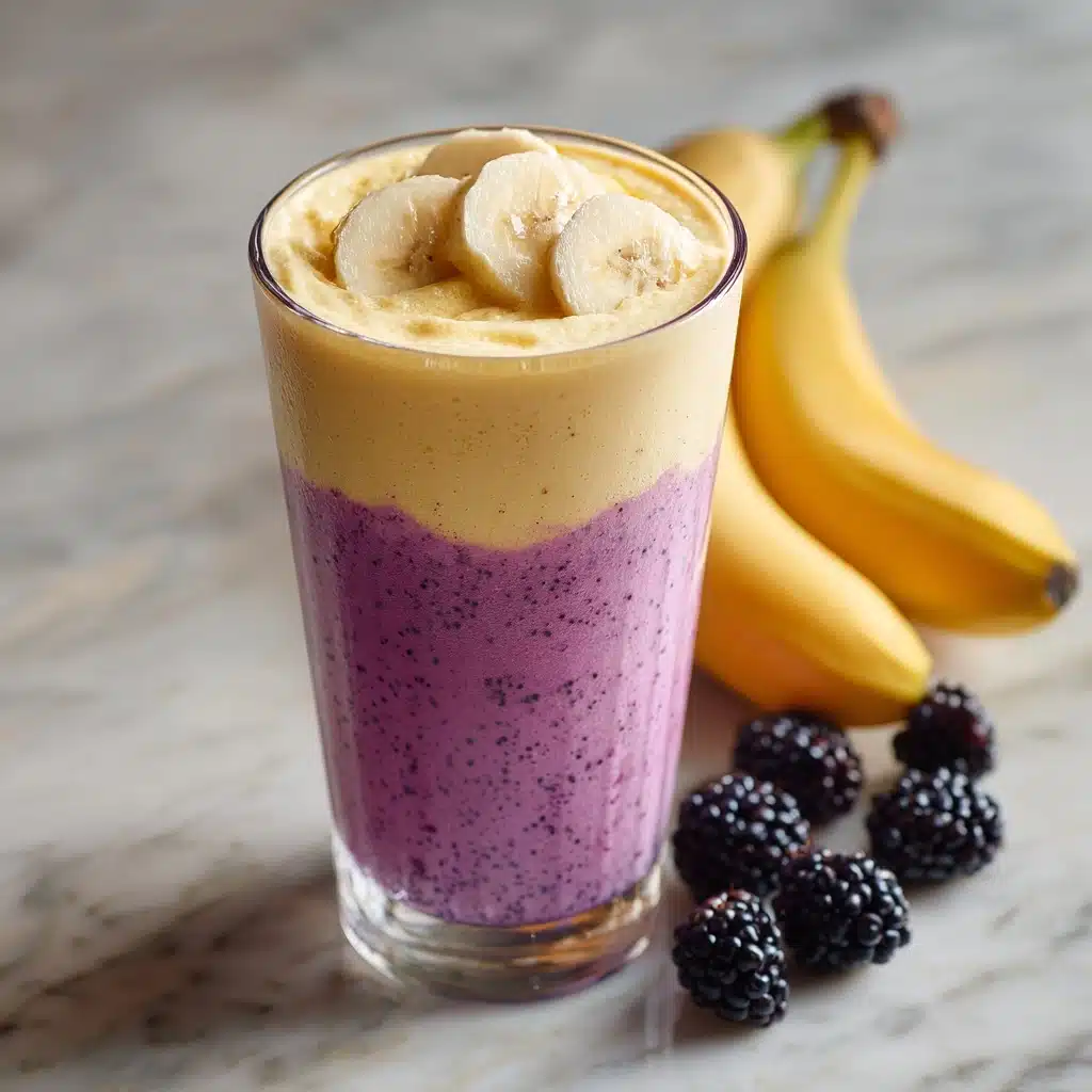 Blackberry Banana Protein Smoothie Recipe