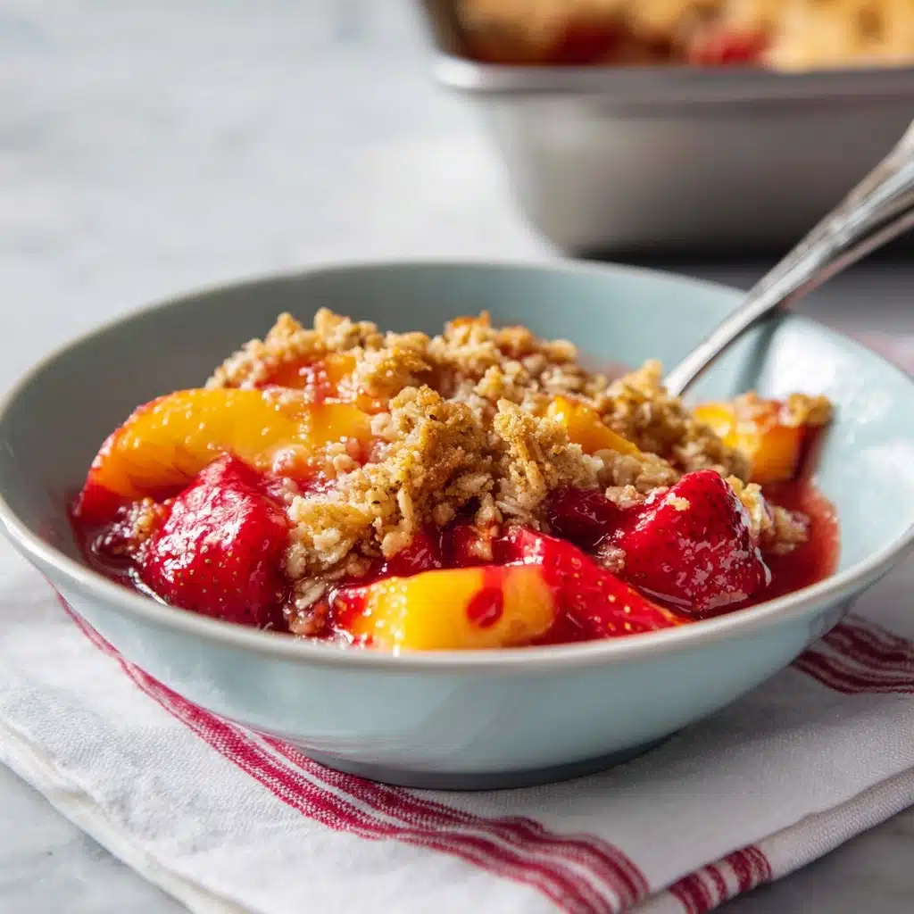 Strawberry Peach Crisp Recipe - Recipe Image