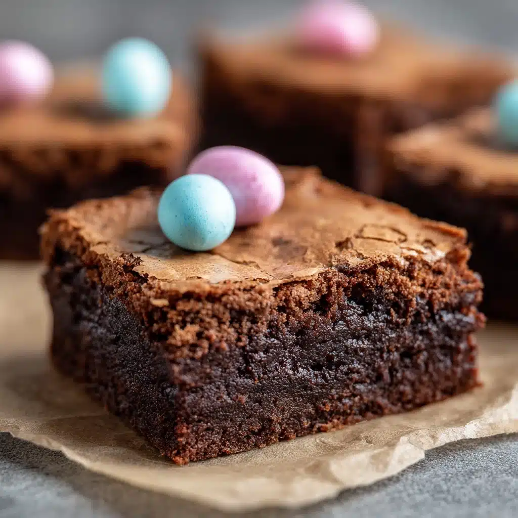 Mini Egg Nutella Brownies Recipe - Recipe Image