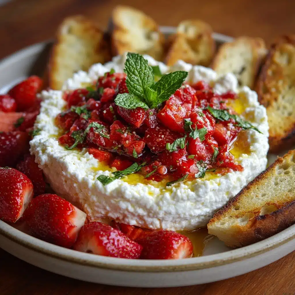 Whipped Feta Dip with Roasted Strawberries Recipe - Recipe Image
