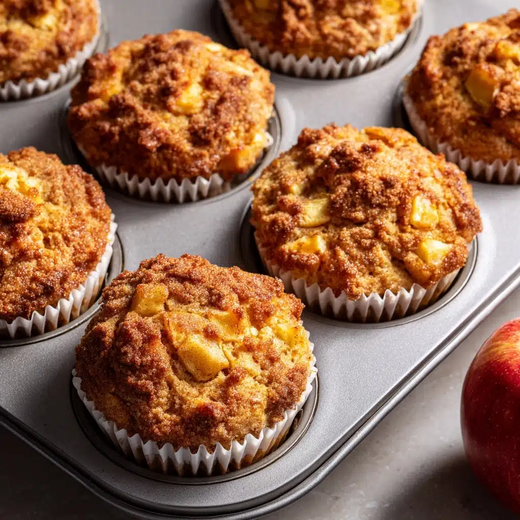 Easy Apple Sour Cream Muffins Recipe - Recipe Image