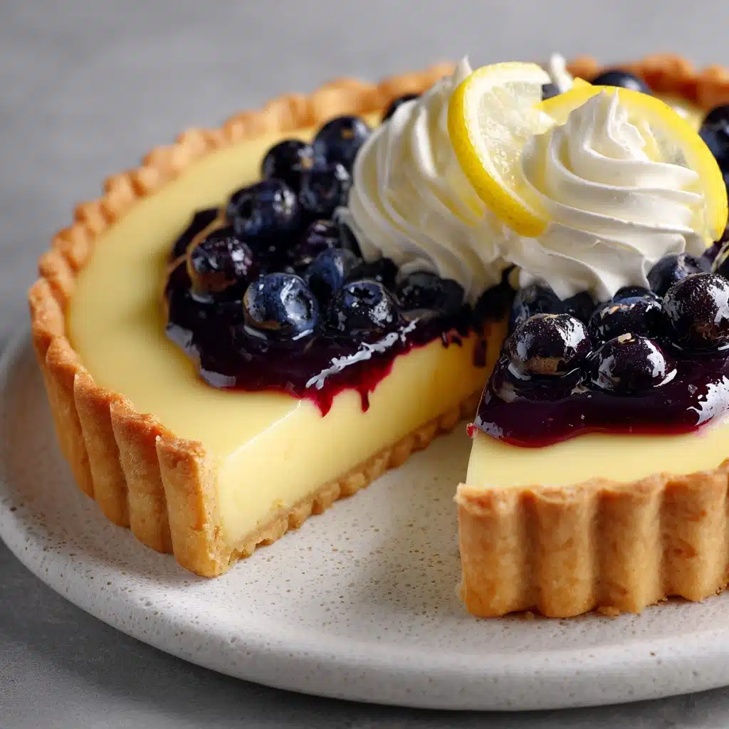 Lemon Blueberry Tart Recipe - Recipe Image