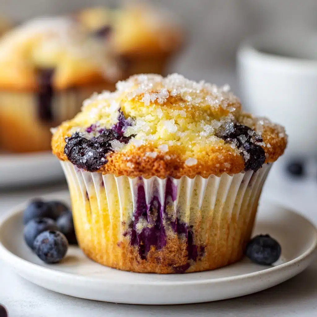 Ultimate Moist & Flavorful Blueberry Muffins Recipe - Recipe Image