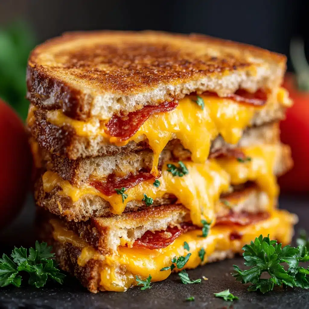 Easy Pizza Sandwich Recipe - Recipe Image