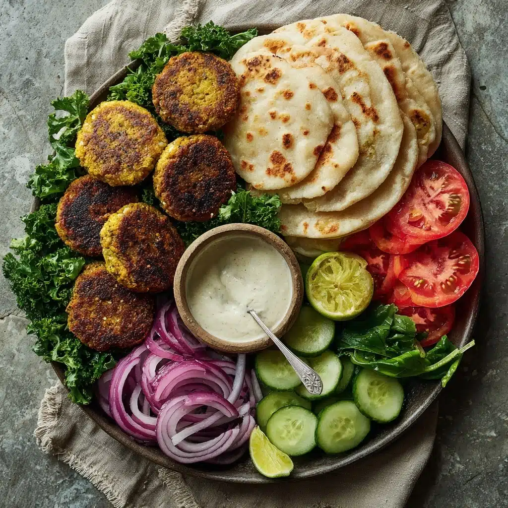 Falafel Wraps with Tahini Sauce Recipe - Recipe Image