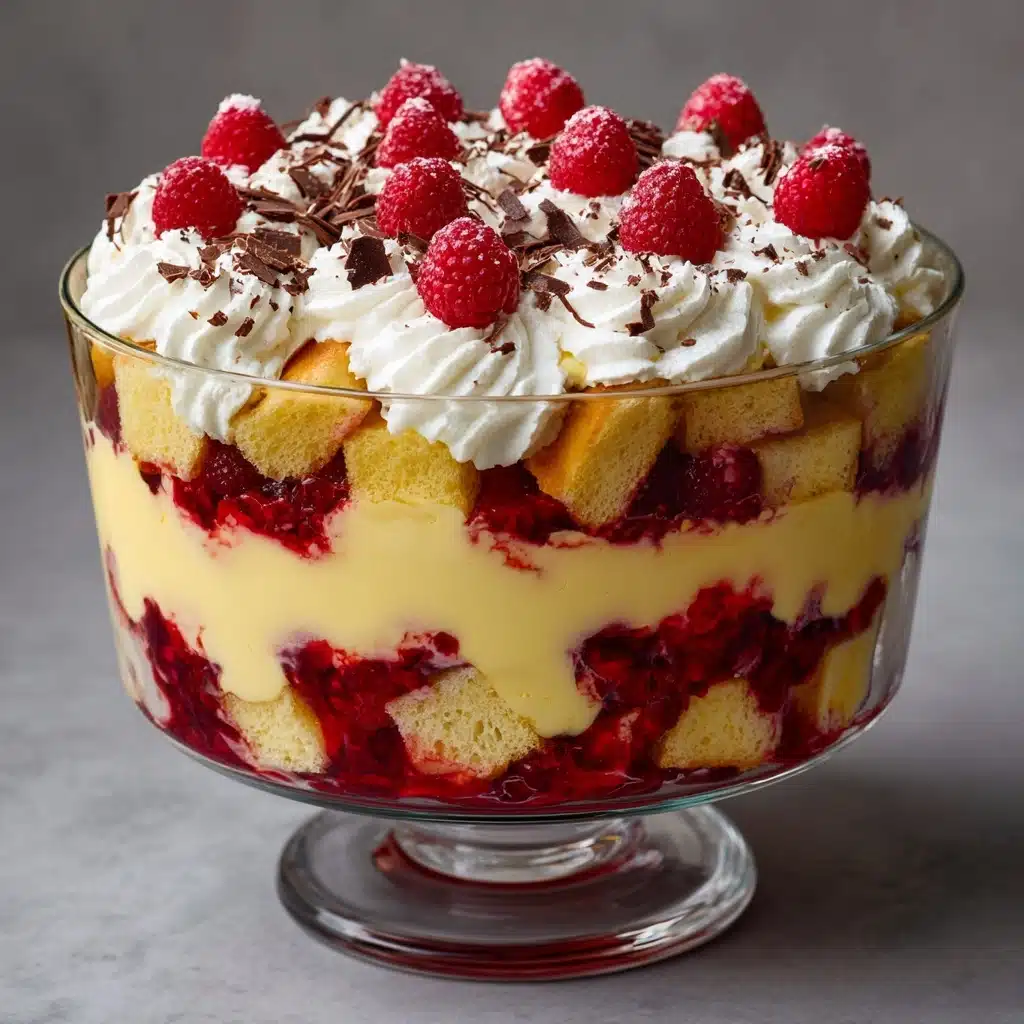 White Chocolate Raspberry Trifle Recipe - Recipe Image