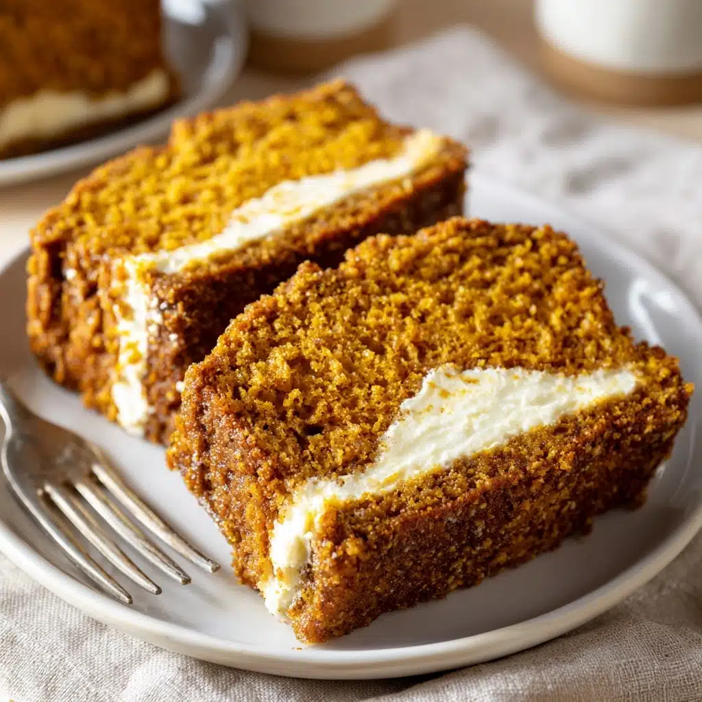 Keto Pumpkin Bread with Cream Cheese Filling Recipe - Recipe Image