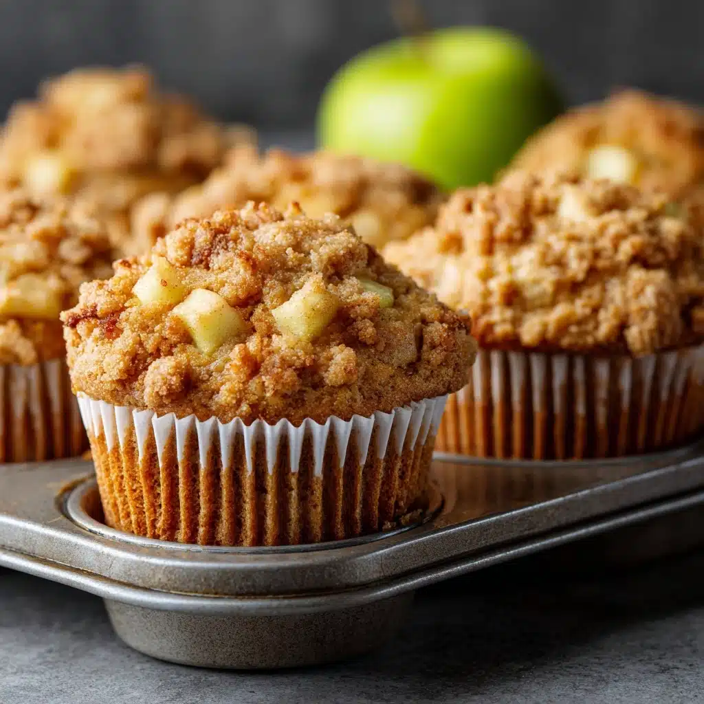 Easy Apple Sour Cream Muffins Recipe - Recipe Image