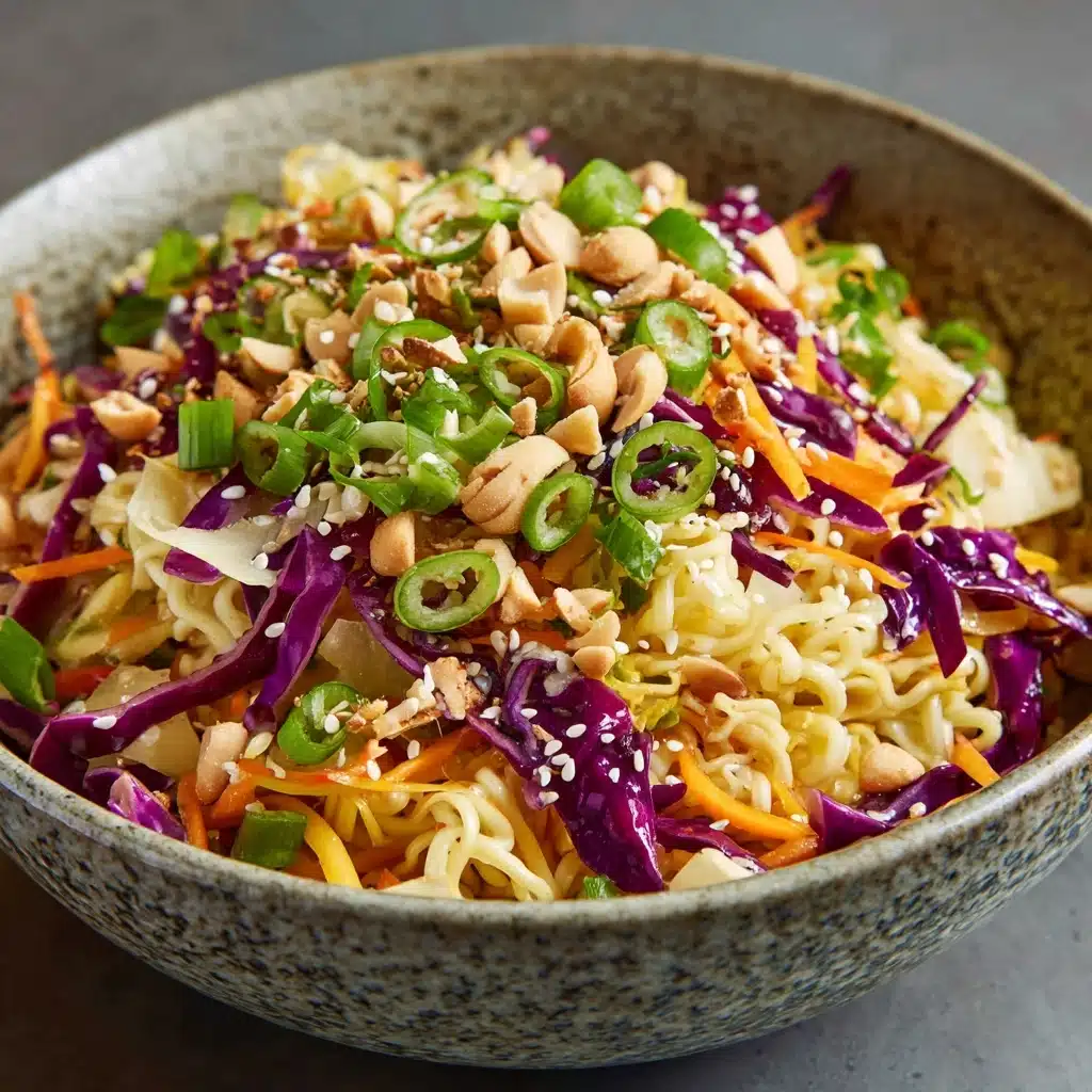 Crunchy Ramen Noodle Salad Recipe - Recipe Image