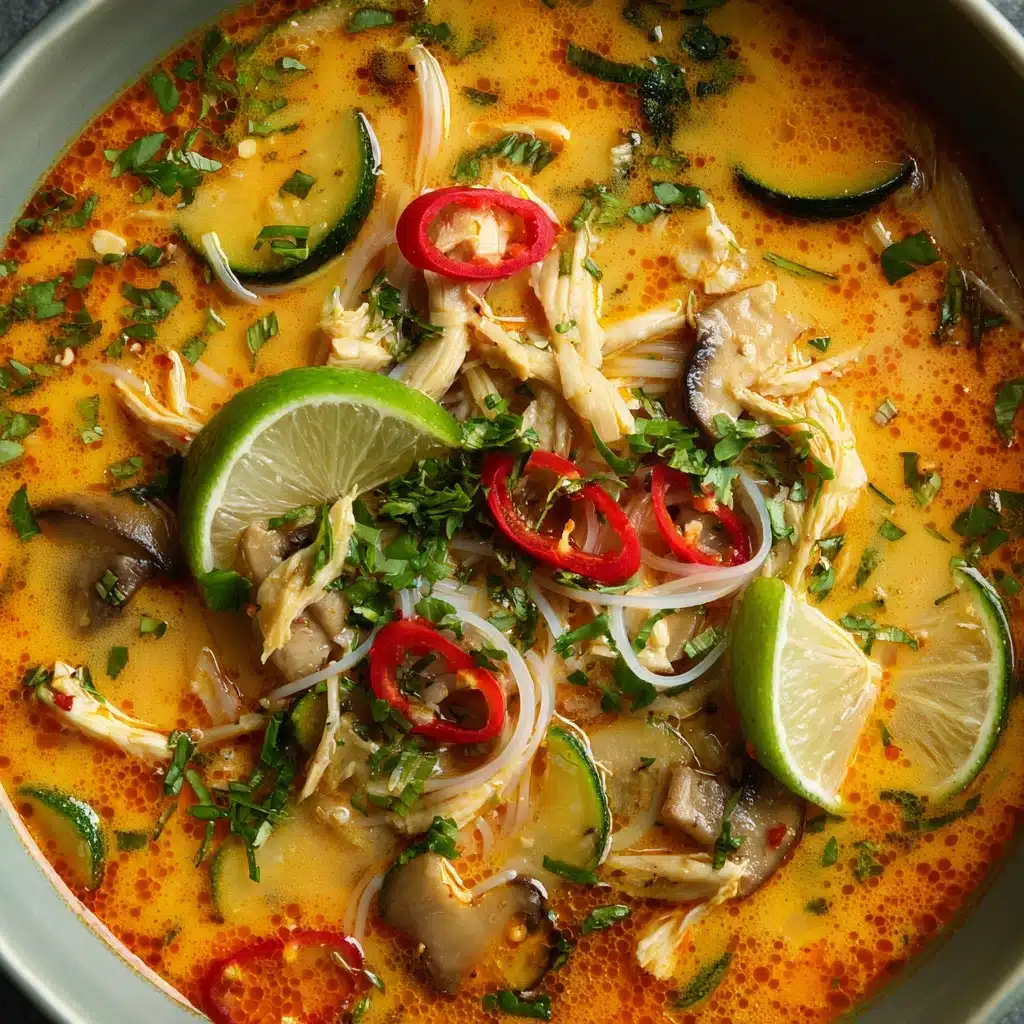 Easy Thai Chicken Curry Soup Recipe - Recipe Image