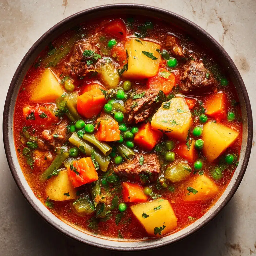 My Mom’s Old-Fashioned Vegetable Beef Soup Recipe - Recipe Image