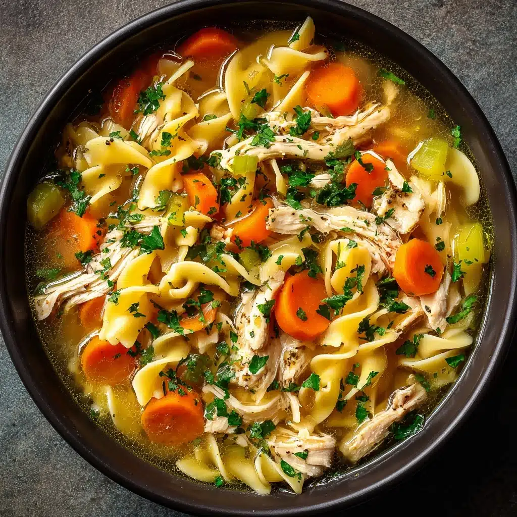 Crockpot Chicken Noodle Soup Recipe - Recipe Image