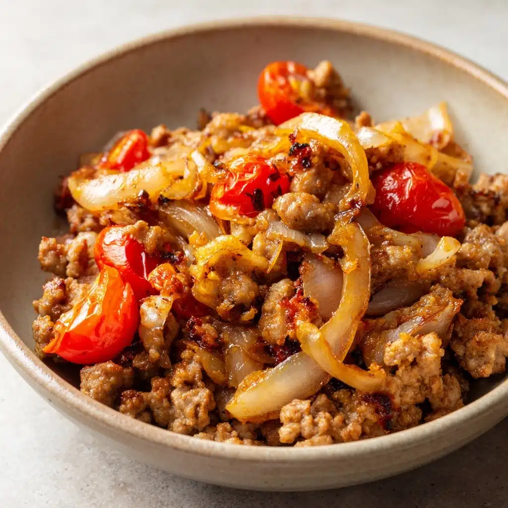 Cabbage and Ground Beef Skillet Recipe - Recipe Image