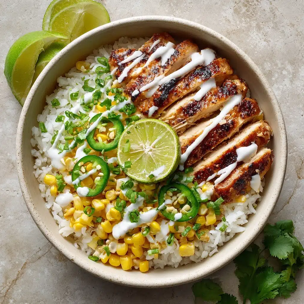 Street Corn Chicken Rice Bowl Recipe - Recipe Image