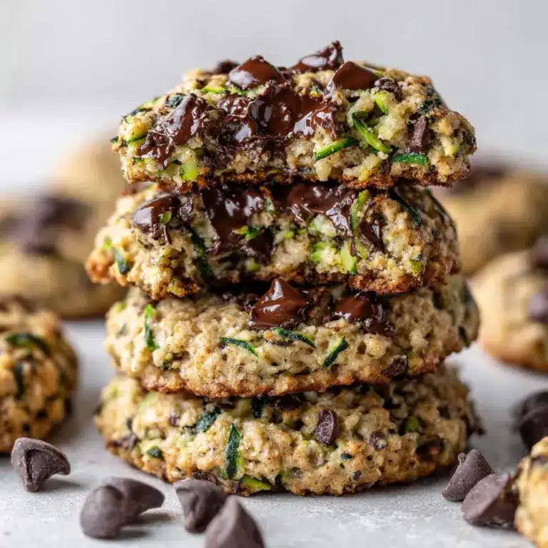 Zucchini Oat Chocolate Chip Cookies Recipe