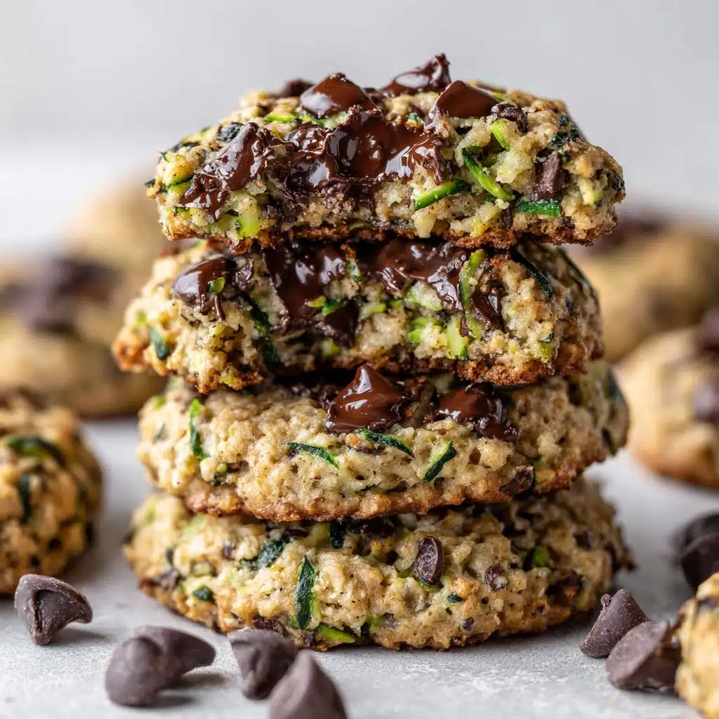 Zucchini Oat Chocolate Chip Cookies Recipe