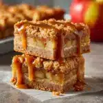 Maple Glazed Apple Blondies Recipe
