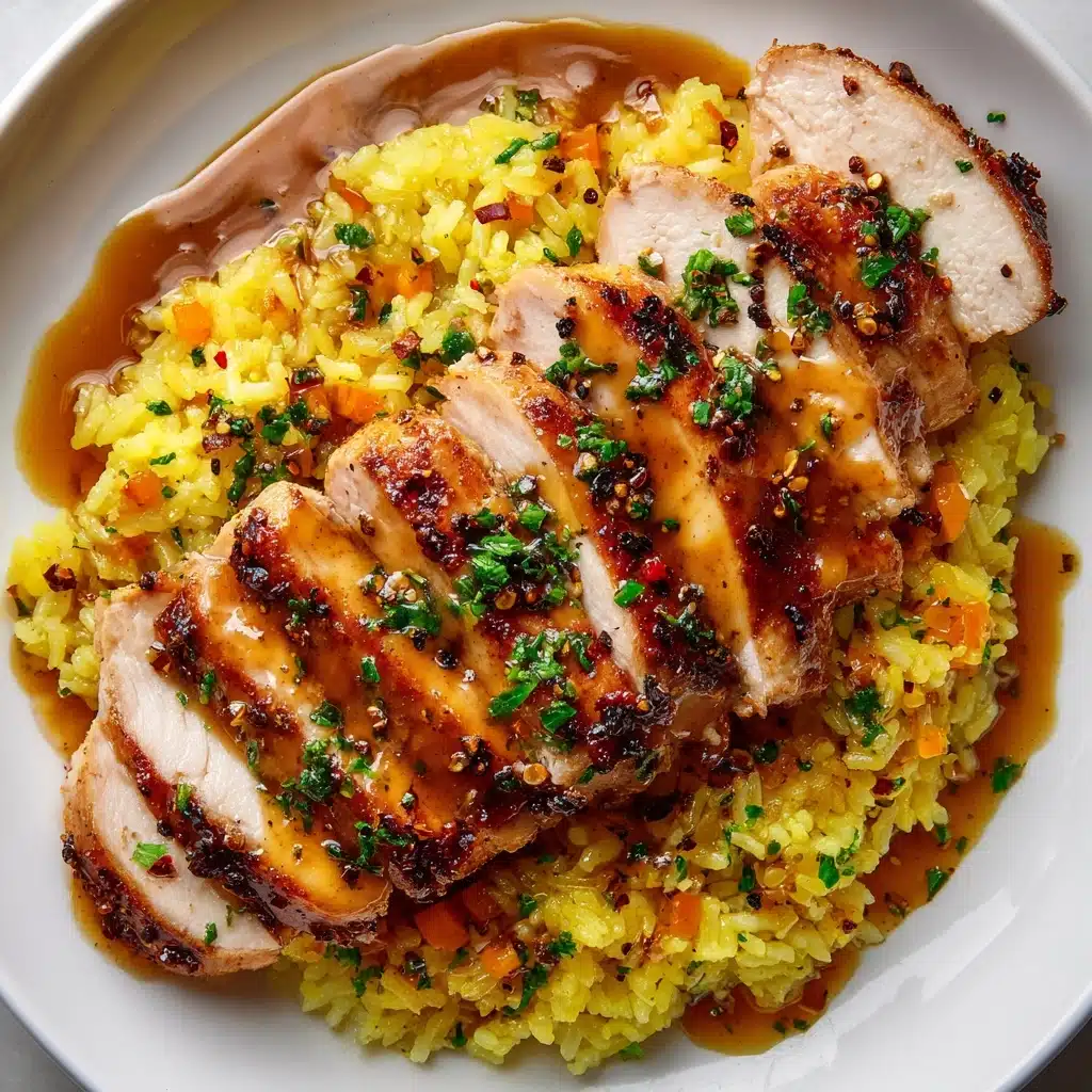 Smothered Chicken and Rice Recipe - Recipe Image