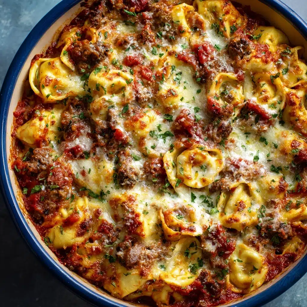 Meat Lovers Pizza Tortellini Recipe - Recipe Image