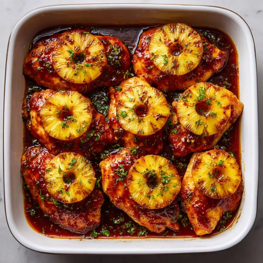 Baked Pineapple BBQ Chicken Breast Recipe - Recipe Image