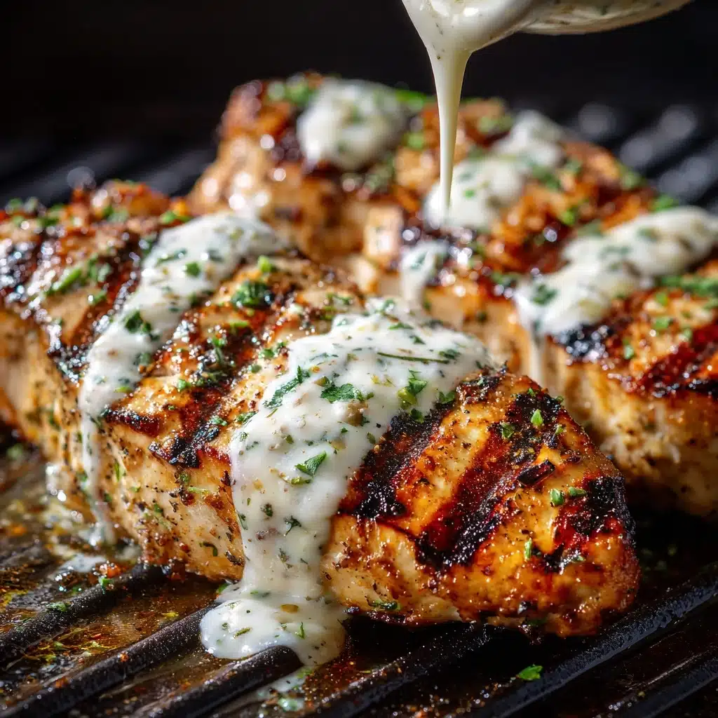 Cajun Grilled Chicken with Alabama White Sauce Recipe