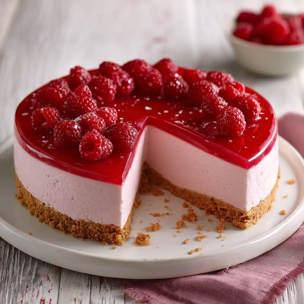 Easy Baked Raspberry Cheesecake Recipe
