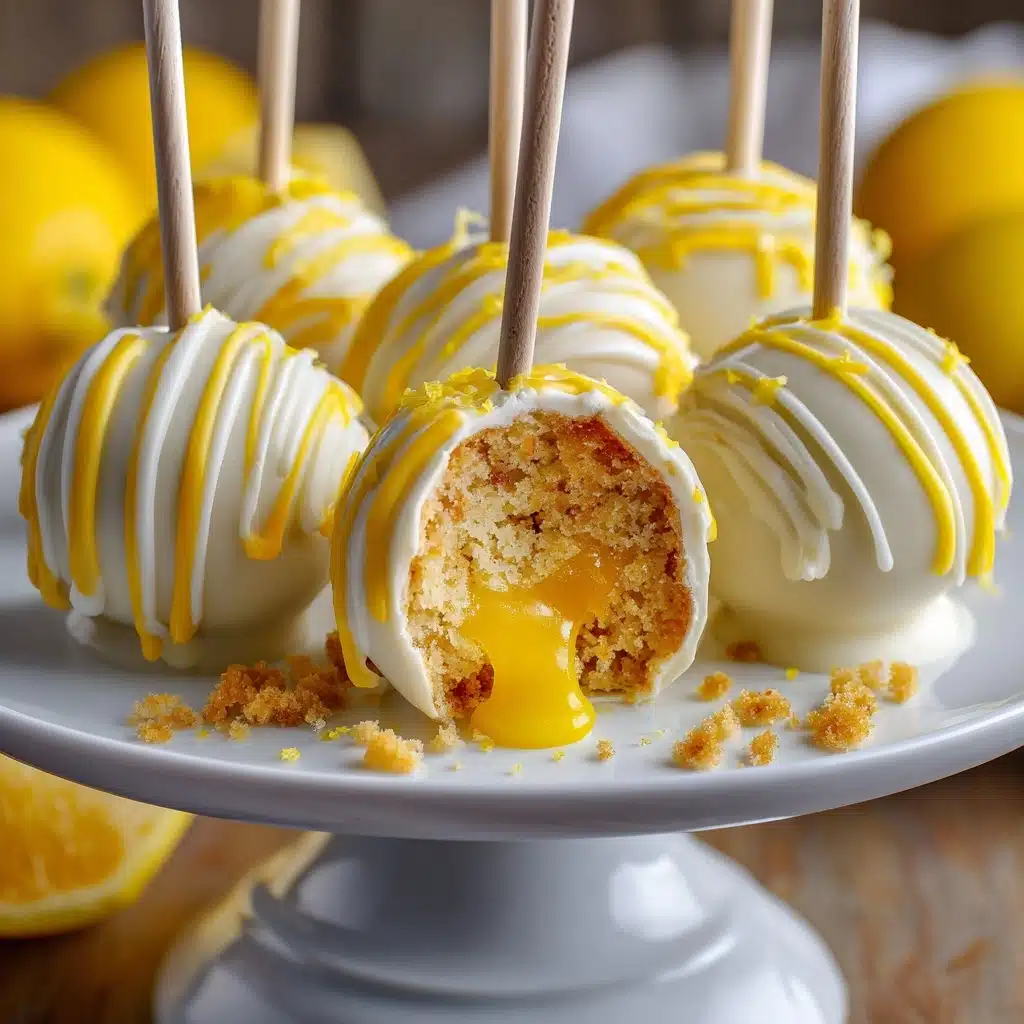 Lemon Meringue Cake Pops Recipe - Recipe Image