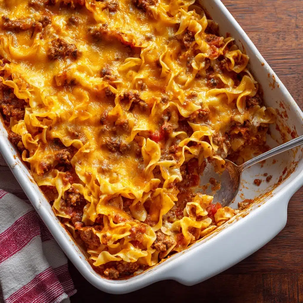 Amish Country Casserole (Hearty Homestyle Beef and Noodle Bake) Recipe - Recipe Image