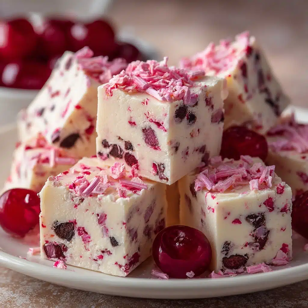 White Chocolate Cherry Fudge Recipe - Recipe Image