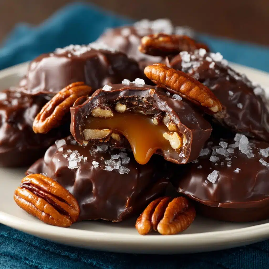 Homemade Chocolate Turtles Recipe - Recipe Image