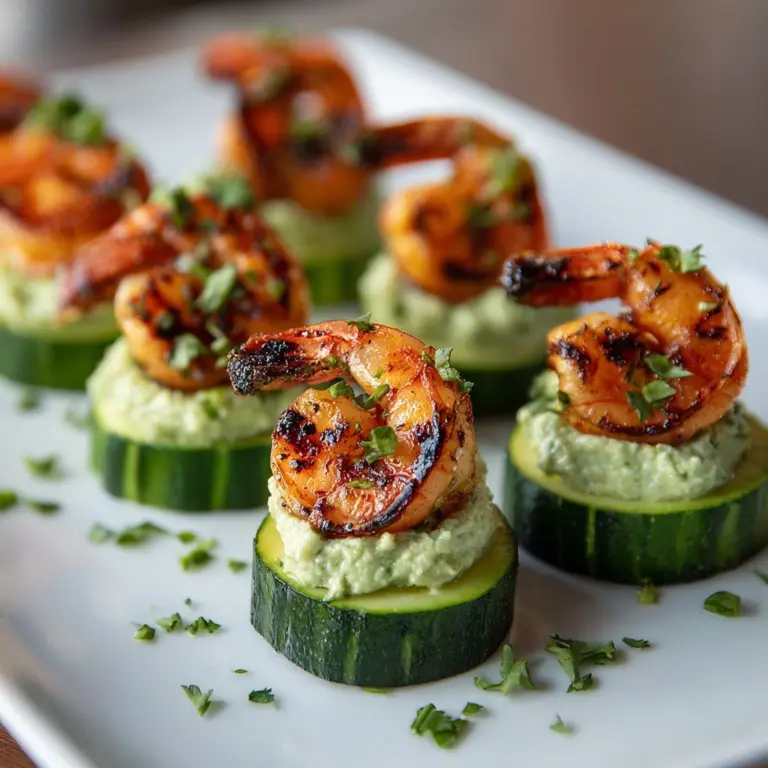 Blackened Shrimp Cucumber Bites Recipe